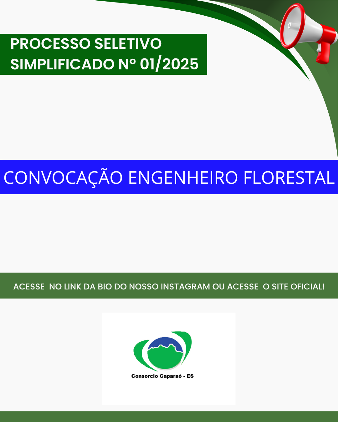 Convocação Engenheiro Florestal