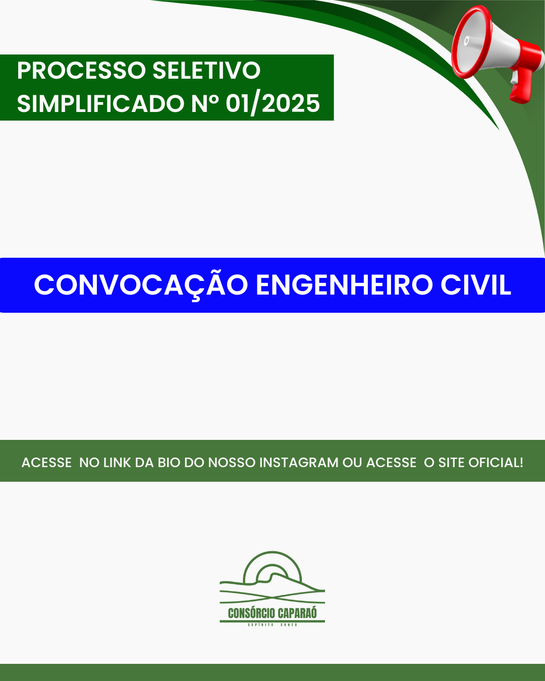 Convocação Engenheiro Civil